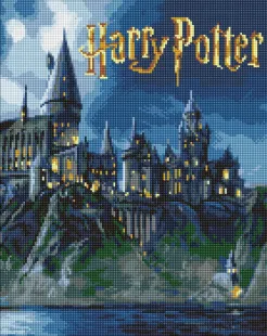 Алмазна мозаїка - Harry Potter: Гоґвортс вночі ©Warner Bros.