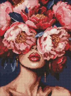 Алмазна мозаїка - Погляд крізь квіти ©art_selena_ua