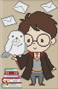 Алмазна мозаїка без підрамника - Harry Potter: Листи для Гаррі ©Warner Bros.