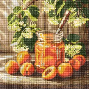 Алмазна мозаїка - Солодкий запас абрикос ©art_selena_ua