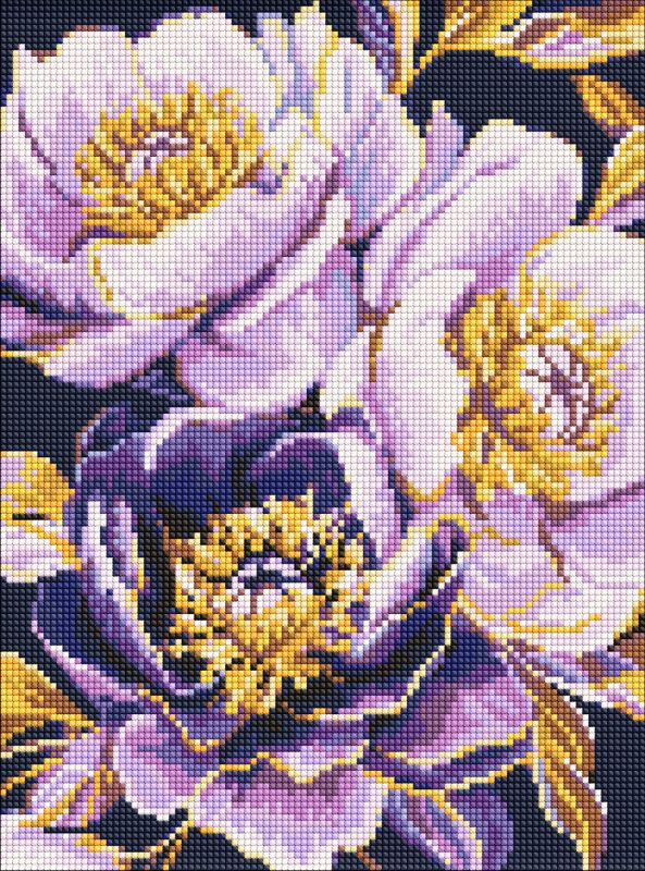 Алмазна мозаїка - Пурпурова чарівність ©art_selena_ua