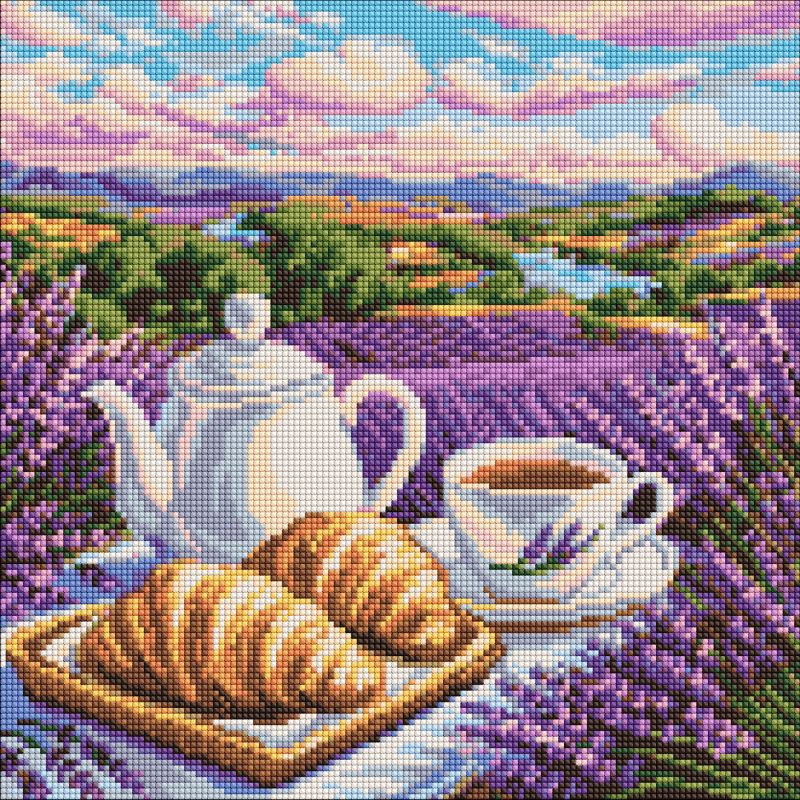 Алмазна мозаїка - Пурпурові пагорби ©art_selena_ua