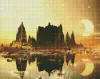 Diamond mosaic - Golden city