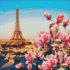 Diamond mosaic - Paris magnolias