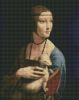 Diamond mosaic - Lady with an ermine ©Leonardo da Vinci