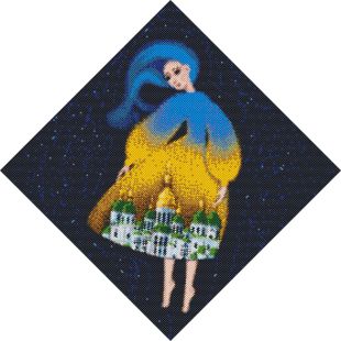 Алмазная мозаика - Берегиня Софиевская ©mosyakart