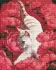 Diamond mosaic - Cat in peonies ©Kira Corporal