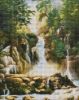 Diamond mosaic - Landscape with a waterfall ©ArtAlekhina