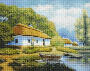 Diamond mosaic - Vacation at grandma's ©Yaroslav Chizhevsky