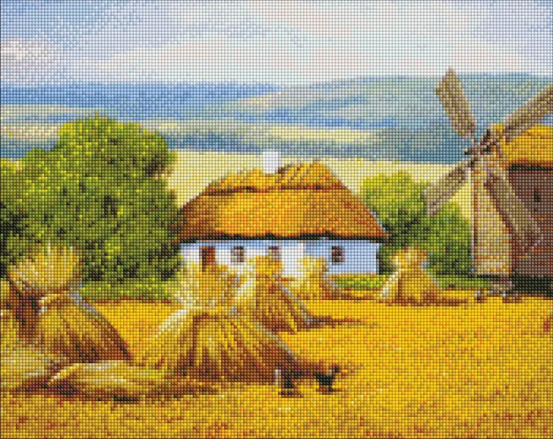 Diamond mosaic - Harvest ©Yaroslav Chizhevsky