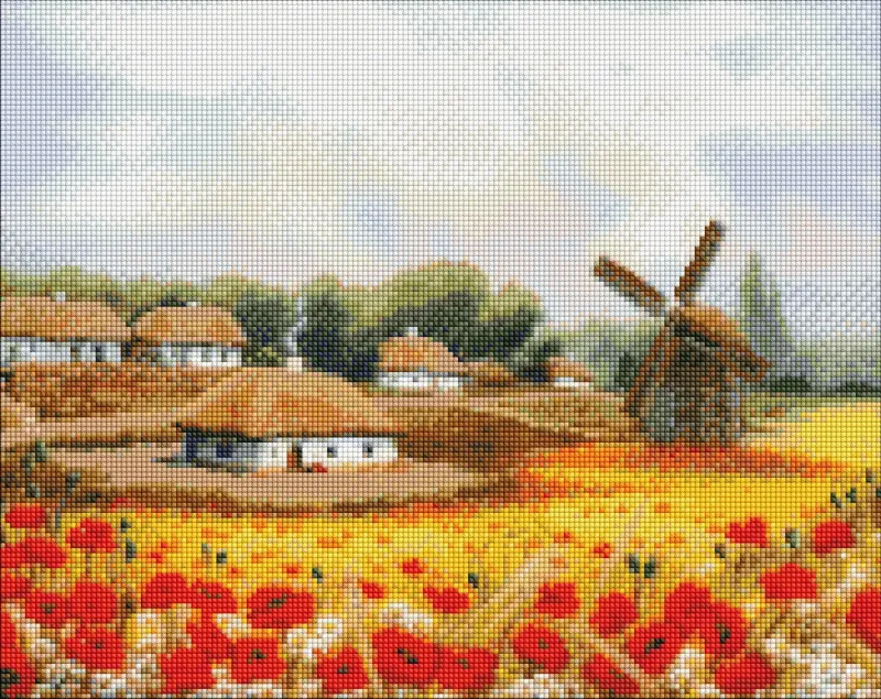Diamond mosaic - Summer on the farm ©Yaroslav Chizhevsky