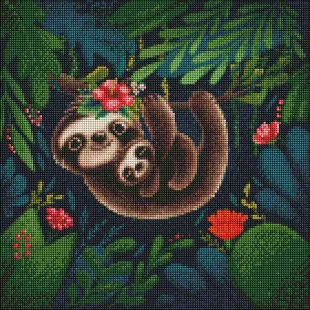 Diamond mosaic - The tropics ©Elena Schweitzer