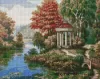 Diamond mosaic - Gazebo near the river ©Sergey Lobach