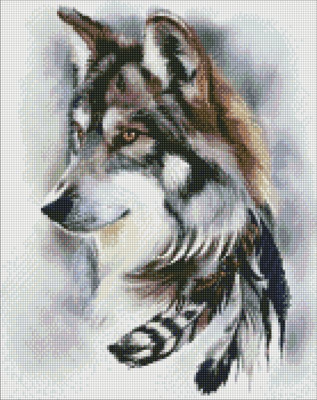 Diamond mosaic - The leader of the pack