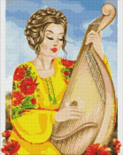 Алмазна мозаїка - Грай, моя бандуро ©krizhanskaya