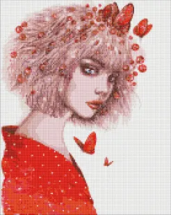 Алмазна мозаїка - Поцілунок метеликів ©lesya_nedzelska_art