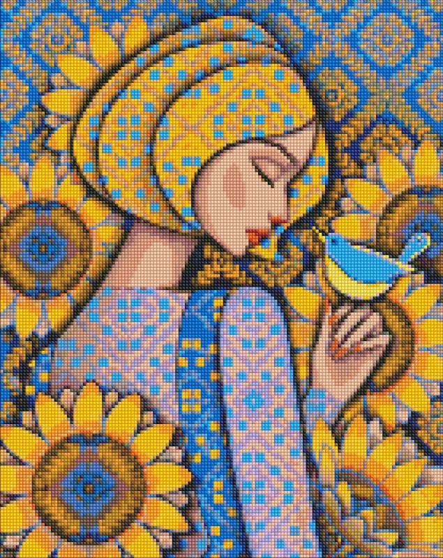 Алмазная мозаика - Солнечная птичка ©mosyakart