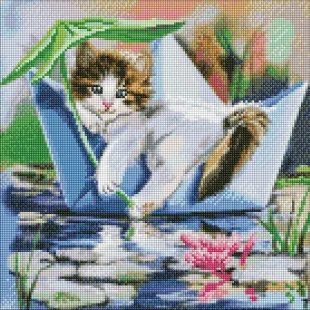 Diamond mosaic - Relaxation in the summer