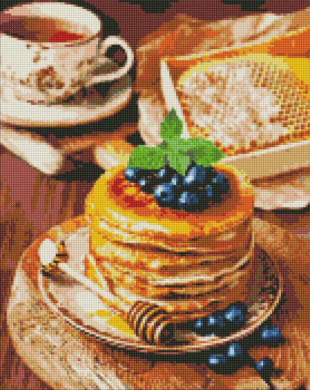 Diamond mosaic - Honey pancakes