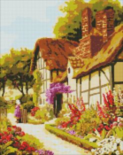 Diamond mosaic - Fairytale house ©Kateryna Tereshchenko
