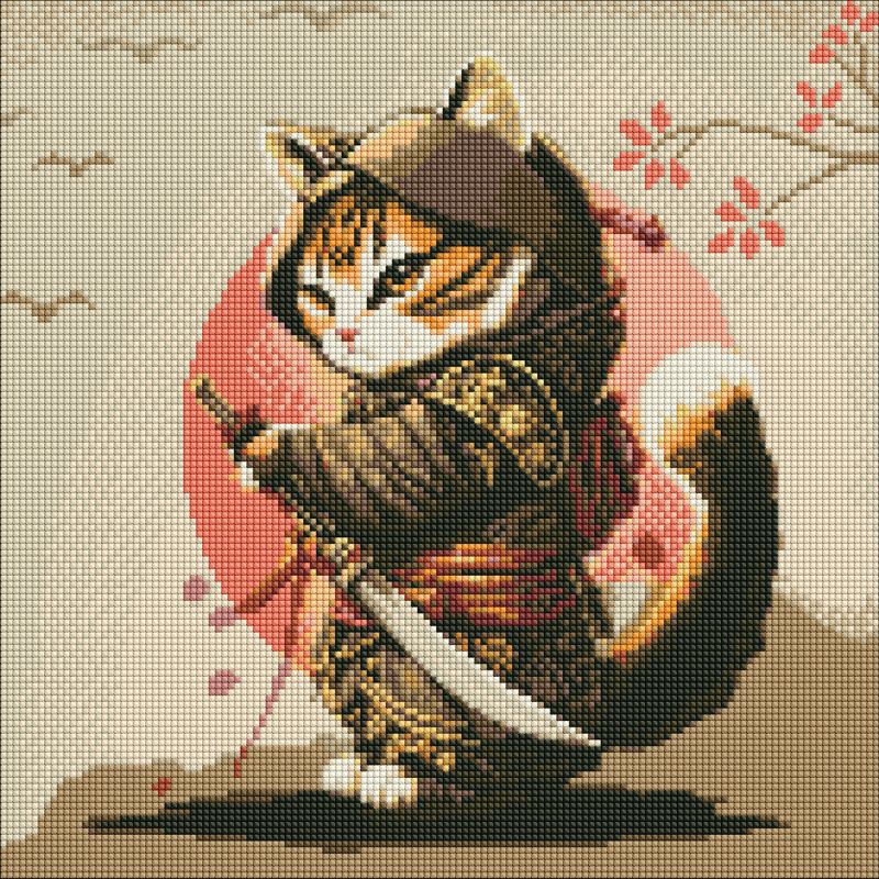 Diamond mosaic - A brave warrior ©pravda.dmtr