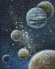 Алмазная мозаика - Неизведанный космос с голограммными стразами (АВ) ©Светлана Теренчук