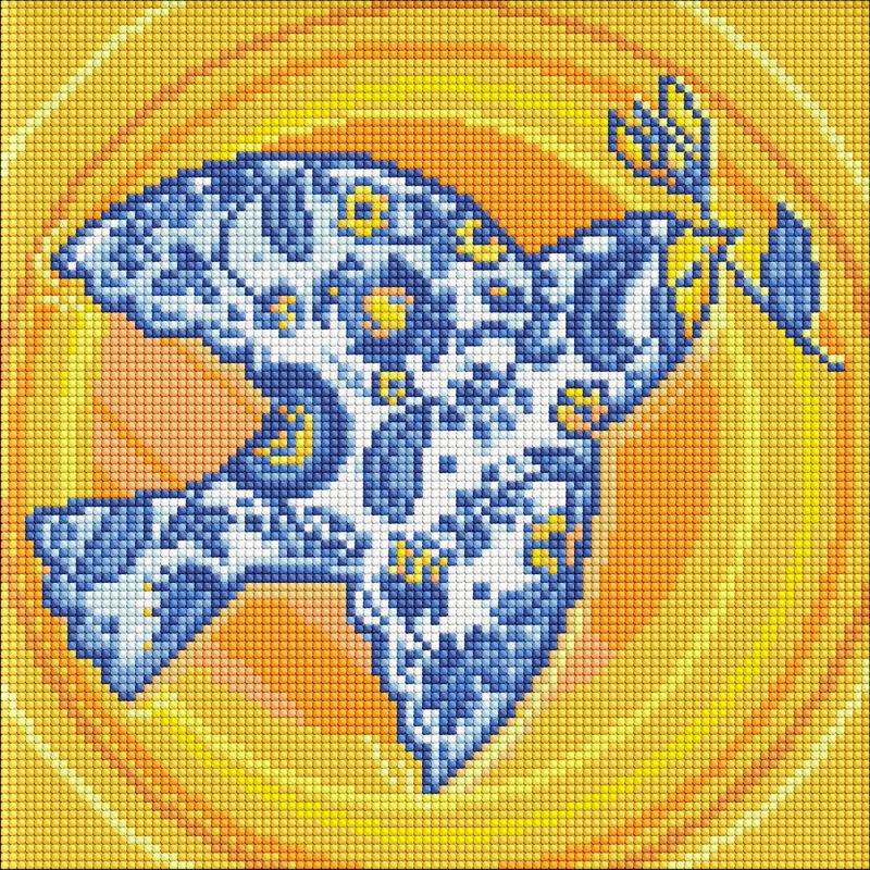 Алмазна мозаїка - Вільна пташка ©Юлія Задорожня