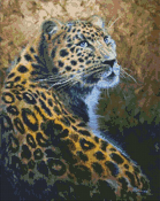 Diamond mosaic - A graceful predator ©Svitlana Terenchuk