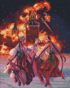 Алмазная мозаика - Огонь вольности ©Jennifer Sikora