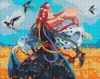 Diamond mosaic - Ukrainian woman in dance ©Jennifer Sikora