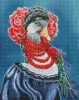 Diamond mosaic without frame - Ukrainian goose ©Svitlana Terenchuk