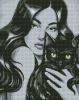 Diamond mosaic - Black fluffy ©pollypop92
