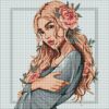 Алмазная мозаика - Цветок весны ©lien_illustration