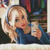 Алмазная мозаика без подрамника - Любимое селфи ©raretempter