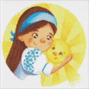 Алмазна мозаїка без підрамника - Сонечко ©Катерина Валерьїва