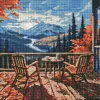 Алмазная мозаика - Завтрак в горах ©art_selena_ua