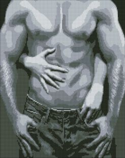 Diamond mosaic - Seductive body lines