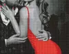 Diamond mosaic - Lovers' embrace