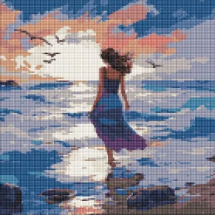 Алмазна мозаїка - Прекрасна стихія ©art_selena_ua