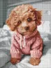 Diamond mosaic without frame - An adorable maltipoo ©art_selena_ua