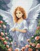 Diamond mosaic - Angelic appearance with hologram rhinestones (AB) ©art_selena_ua