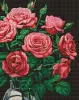 Diamond mosaic - Luxurious roses with hologram rhinestones (AB) ©art_selena_ua