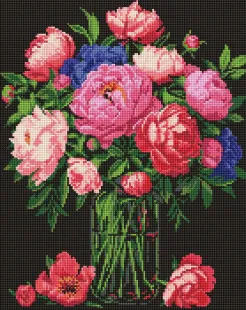 Алмазна мозаїка - Розкіш півоній ©art_selena_ua