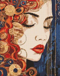 Алмазная мозаика - Прекрасная девушка ©art_selena_ua