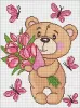 Diamond mosaic - An adorable teddy bear