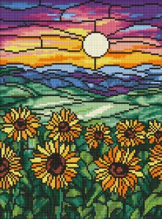 Алмазна мозаїка - Поле соняшників ©art_selena_ua