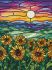 Diamond mosaic - A field of sunflowers ©art_selena_ua