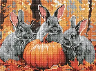 Алмазна мозаїка - Кролячі пригоди ©art_selena_ua