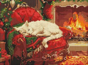 Алмазна мозаїка - Святковий затишок ©art_selena_ua