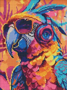 Diamond mosaic - Stylish bird ©art_selena_ua